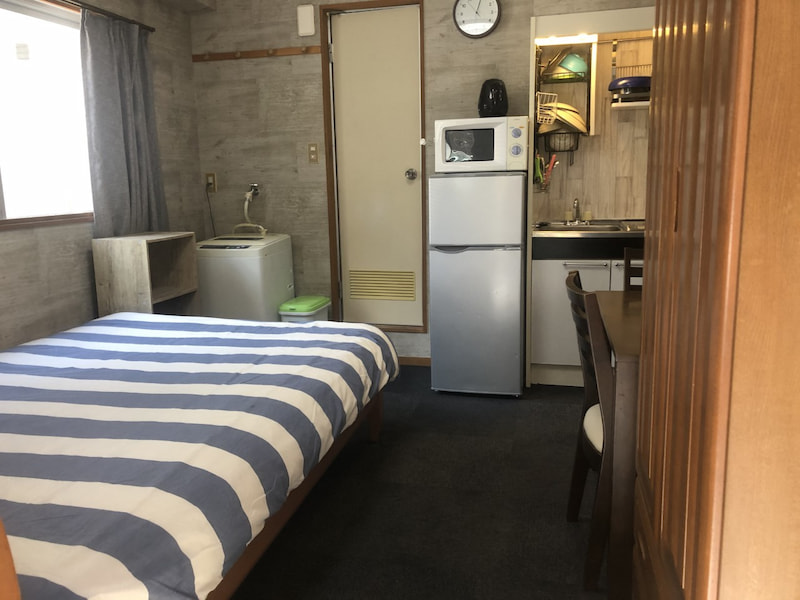 A fully furnished apartment located in Namba, Osaka.